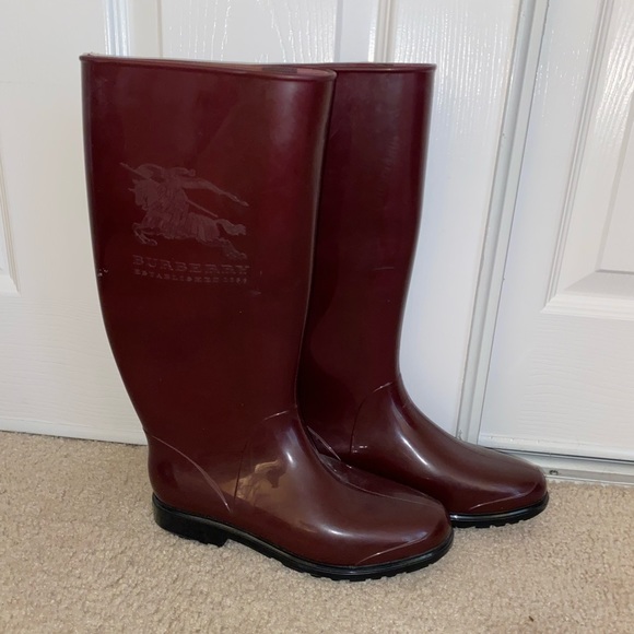 Burberry Rain Boots - Picture 2 of 3